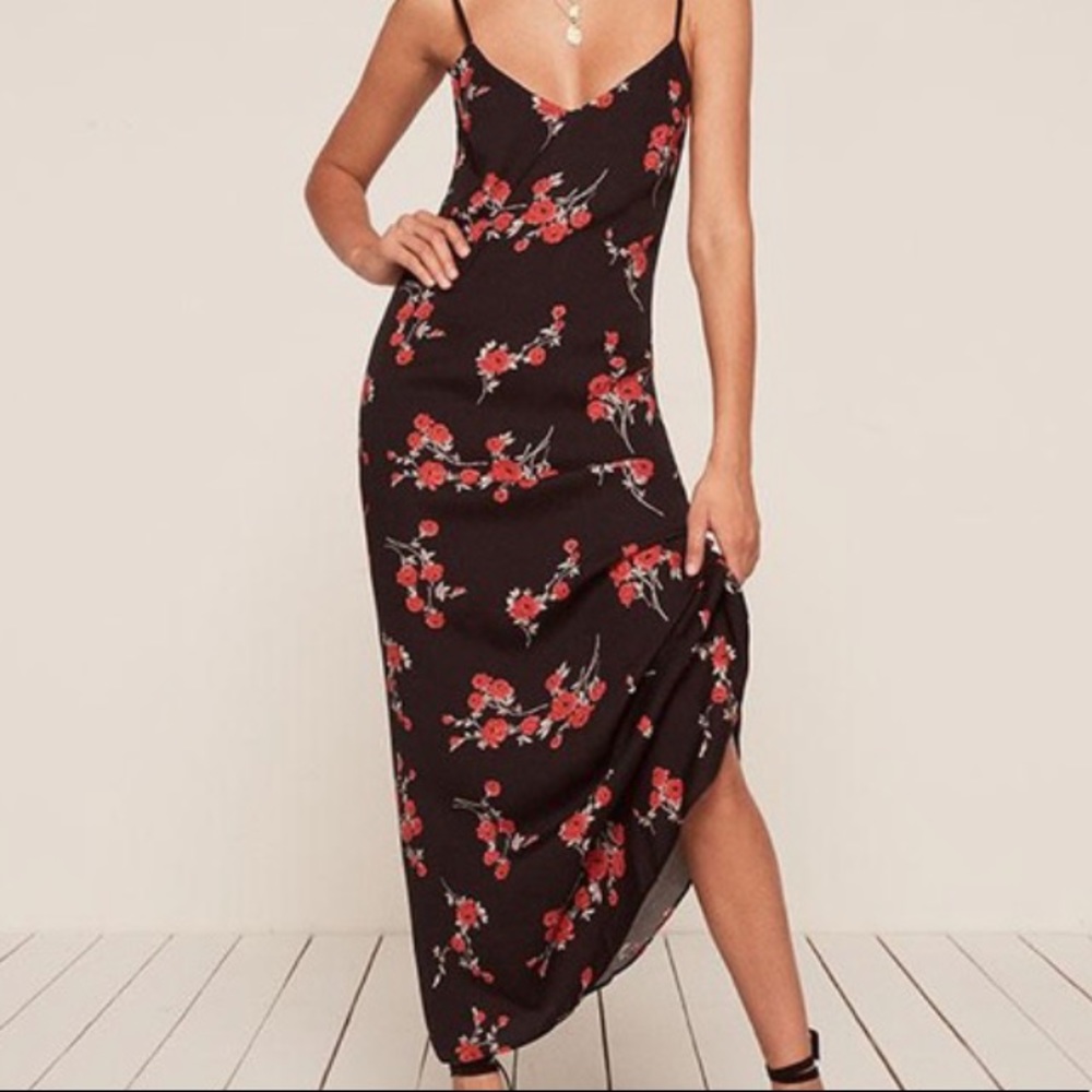 Reformation floral maxi dress